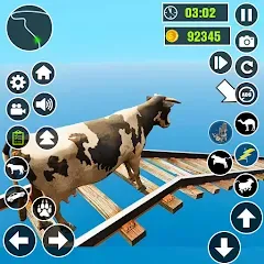 Epic Cow Ramp Rush Run Game [MOD: безлимитные монеты и ускоренный бег] на Андроид