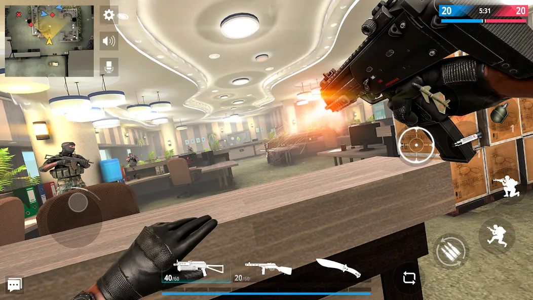 Взломанная Modern Strike Online: PvP FPS [MOD: много денег и патронов] на Андроид — скриншот 2