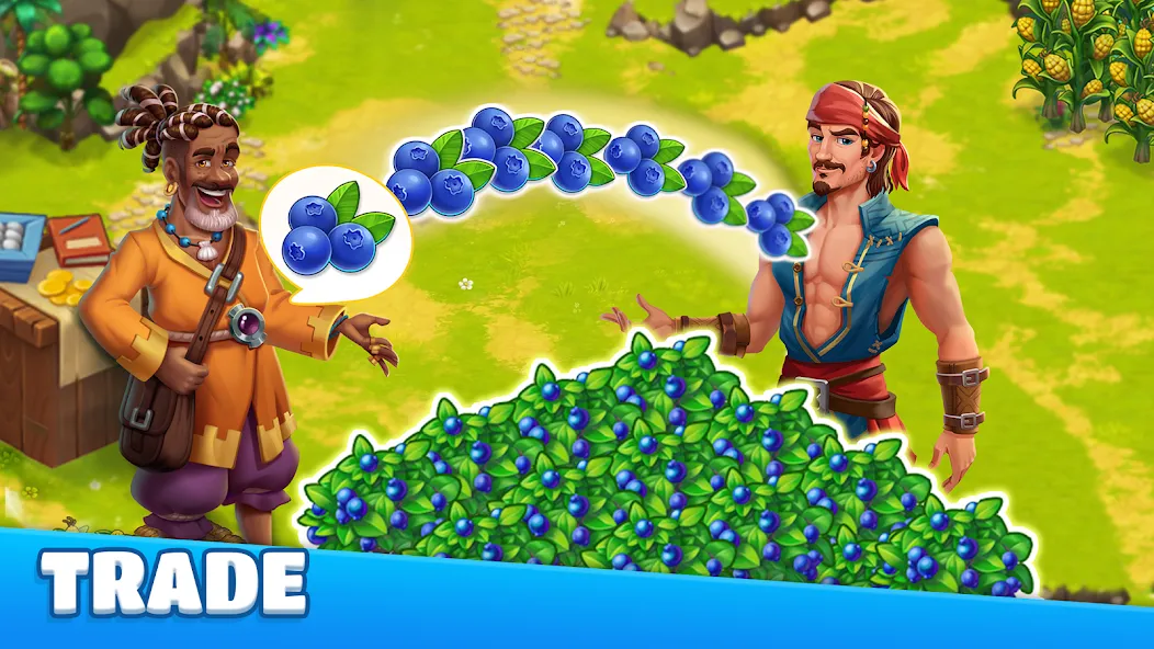 Скачать Adventure Bay - Farm Games [MOD: безлимитные монеты и ресурсы] на телефон — скриншот 5