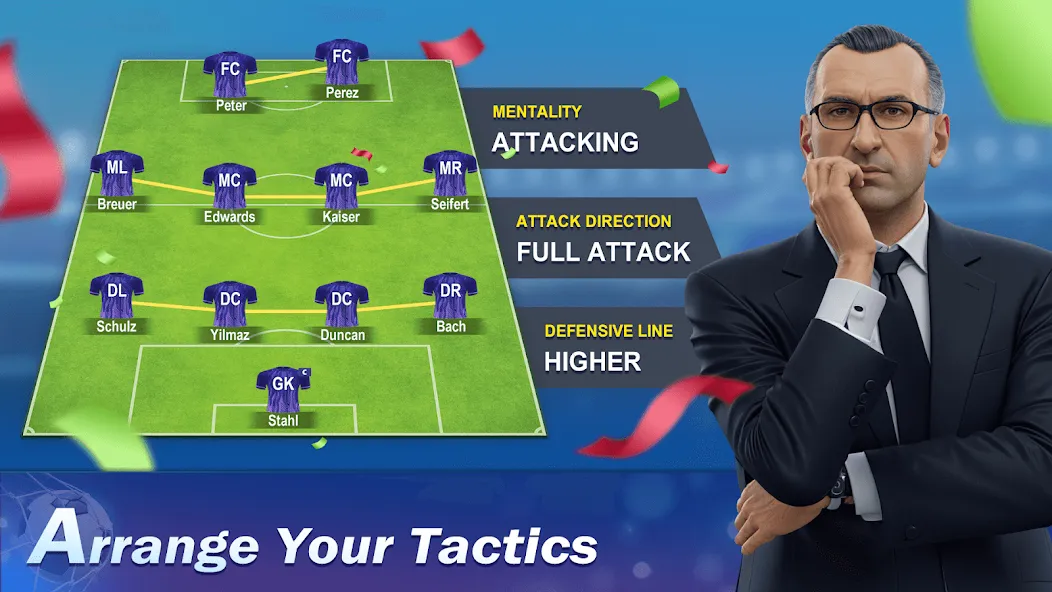 Top Football Manager 2024 [MOD: безлимитные деньги и ресурсы] (Бесплатно / APK) — скриншот 2