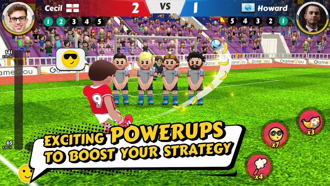 Взломанная Perfect Kick 2 - Online Soccer [MOD: безлимитные монеты и открытые уровни] на Андроид — скриншот 1