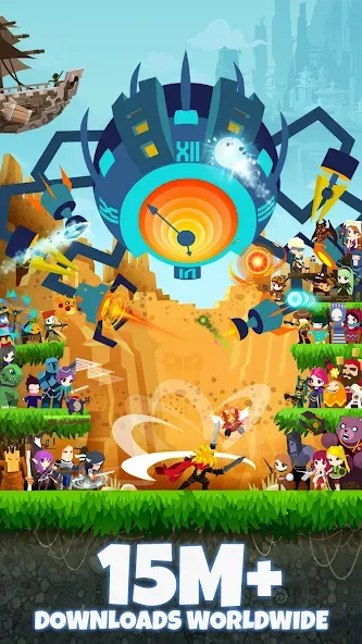 Tap Titans 2: Clicker Idle RPG [MOD: безлимитные деньги и усиленный урон] последняя версия — скриншот 1