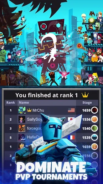 Tap Titans 2: Clicker Idle RPG [MOD: безлимитные деньги и усиленный урон] последняя версия — скриншот 4