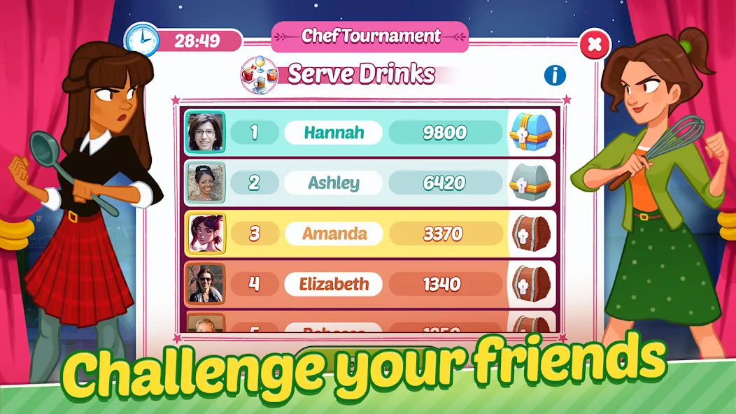 Скачать Delicious World - Cooking Game [MOD: безлимитные монеты и энергия] на телефон — скриншот 5