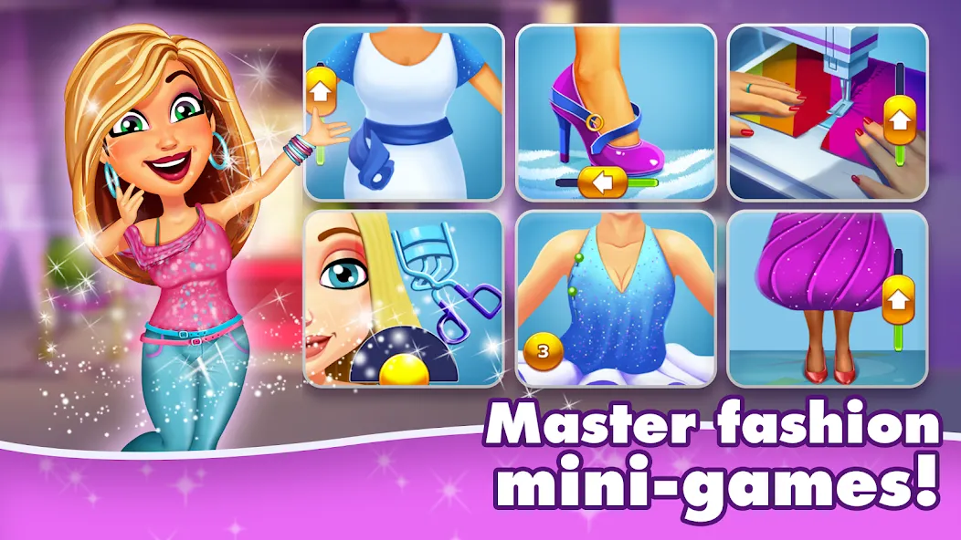 Взломанная Fabulous 5: Fashion & Dress-up [MOD: безлимитные деньги и все наряды] на Андроид — скриншот 1