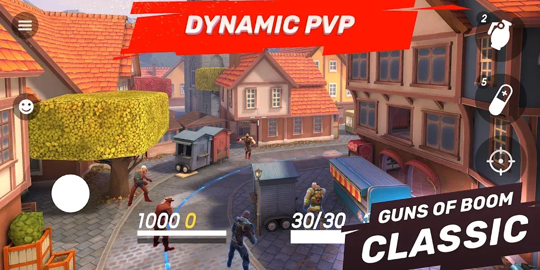 Guns of Boom Online PvP Action [MOD: безлимитные ресурсы и улучшенное оружие] последняя версия — скриншот 1