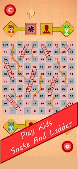 Kids Snake and Ladder [MOD: без рекламы и все уровни] последняя версия — скриншот 1