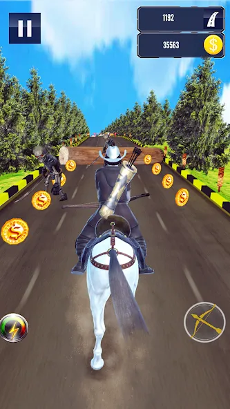 Cowboy Horse Run [MOD: безлимитные деньги и энергия] (Бесплатно / APK) — скриншот 1