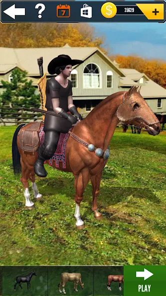 Cowboy Horse Run [MOD: безлимитные деньги и энергия] (Бесплатно / APK) — скриншот 3