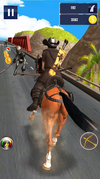 Cowboy Horse Run [MOD: безлимитные деньги и энергия] (Бесплатно / APK) — скриншот 4