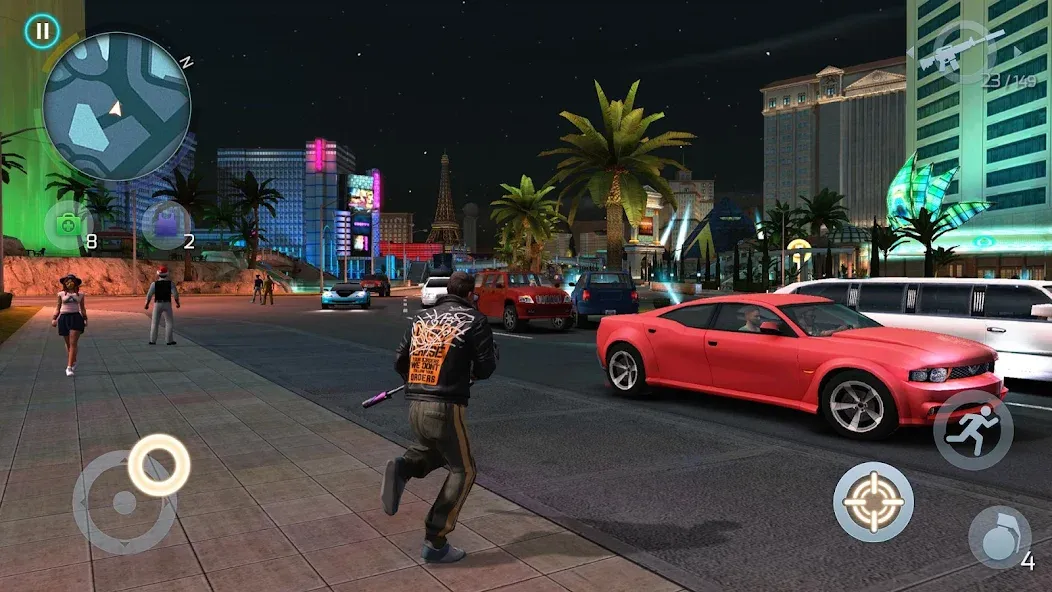 Gangstar Vegas: World of Crime [MOD: безлимитные деньги и патроны] последняя версия — скриншот 1