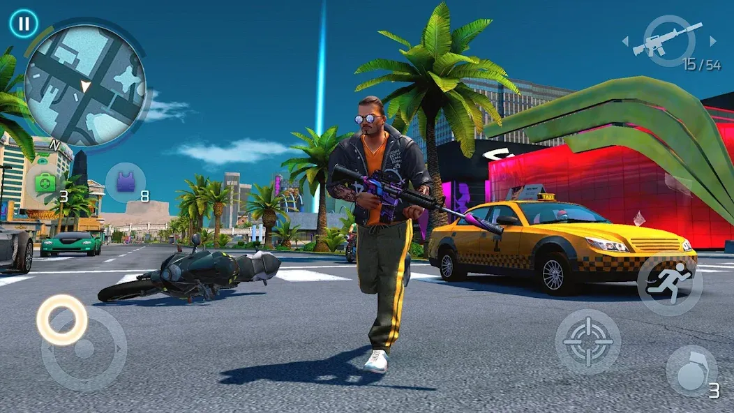 Gangstar Vegas: World of Crime [MOD: безлимитные деньги и патроны] последняя версия — скриншот 3