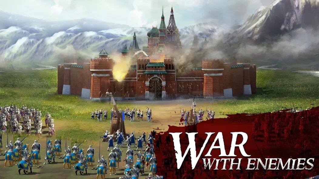 Взломанная March of Empires: War Games [MOD: много ресурсов и мощная армия] на Андроид — скриншот 2