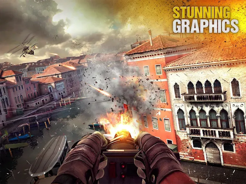 Modern Combat 5: mobile FPS [MOD: безлимитные патроны и оружие] последняя версия — скриншот 5
