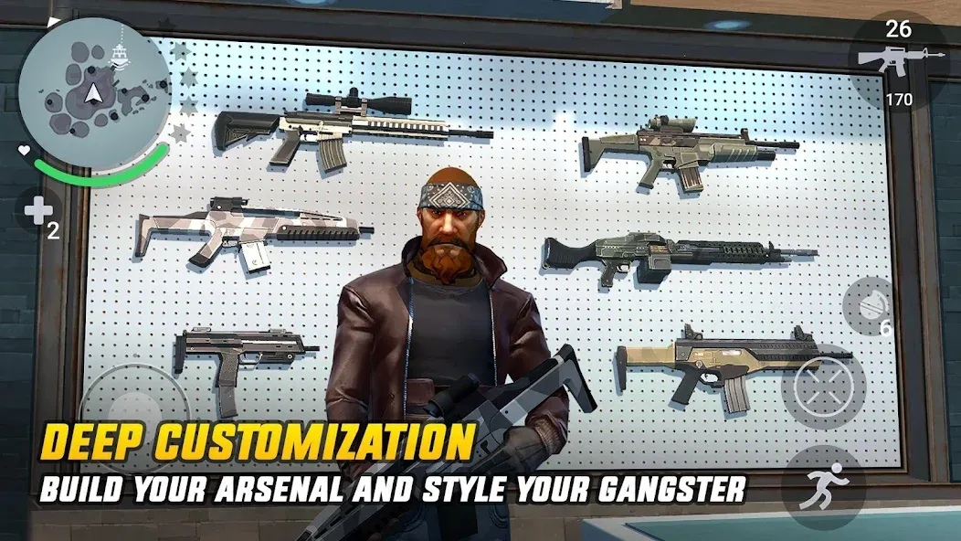 Gangstar New Orleans [MOD: безлимитные деньги и патроны] — Скачать бесплатно (APK) — скриншот 1