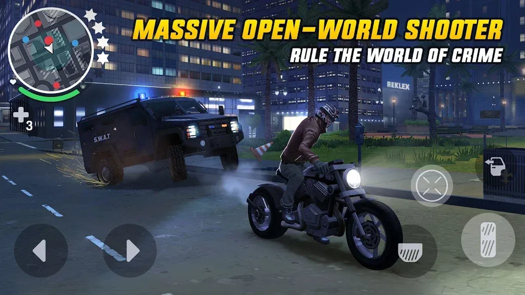 Gangstar New Orleans [MOD: безлимитные деньги и патроны] — Скачать бесплатно (APK) — скриншот 2