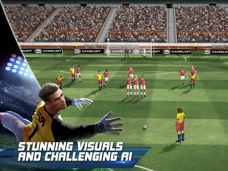 Скачать Real Football [MOD: безлимитные деньги и все команды открыты] — скриншот 2