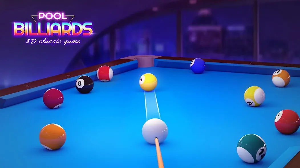 Pool Billiards 3D:Bida بیلیارد [MOD: безлимитные монеты и все уровни открыты] последняя версия — скриншот 1
