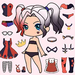 Скачать Doll Dress Up - Makeup Games [MOD: безлимитные деньги и всё открыто]