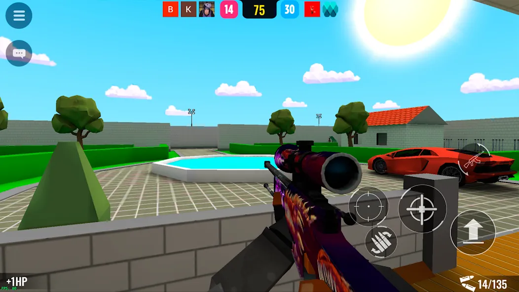 Скачать взлом BLOCKFIELD — 5v5 PvP Shooter [MOD: безлимитные патроны и открыто оружие] — скриншот 2