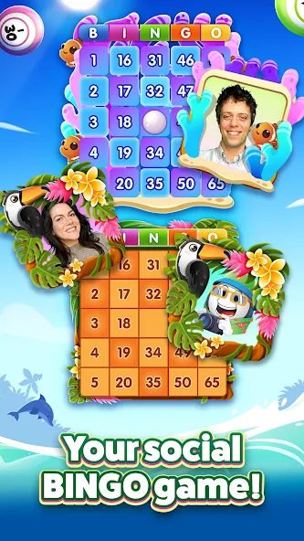 GamePoint Bingo - Bingo games [MOD: бесконечные монеты и бонусы] — Скачать бесплатно (APK) — скриншот 1