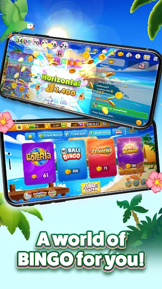 GamePoint Bingo - Bingo games [MOD: бесконечные монеты и бонусы] — Скачать бесплатно (APK) — скриншот 2