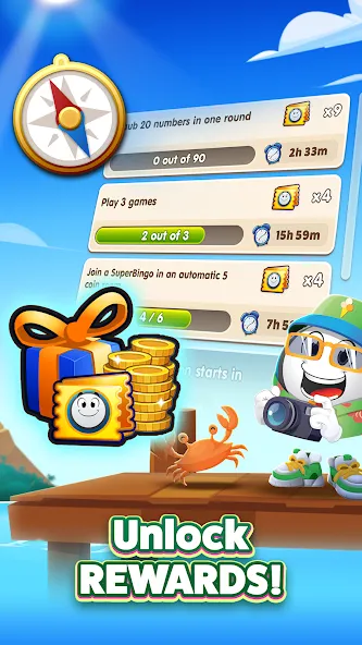 GamePoint Bingo - Bingo games [MOD: бесконечные монеты и бонусы] — Скачать бесплатно (APK) — скриншот 4