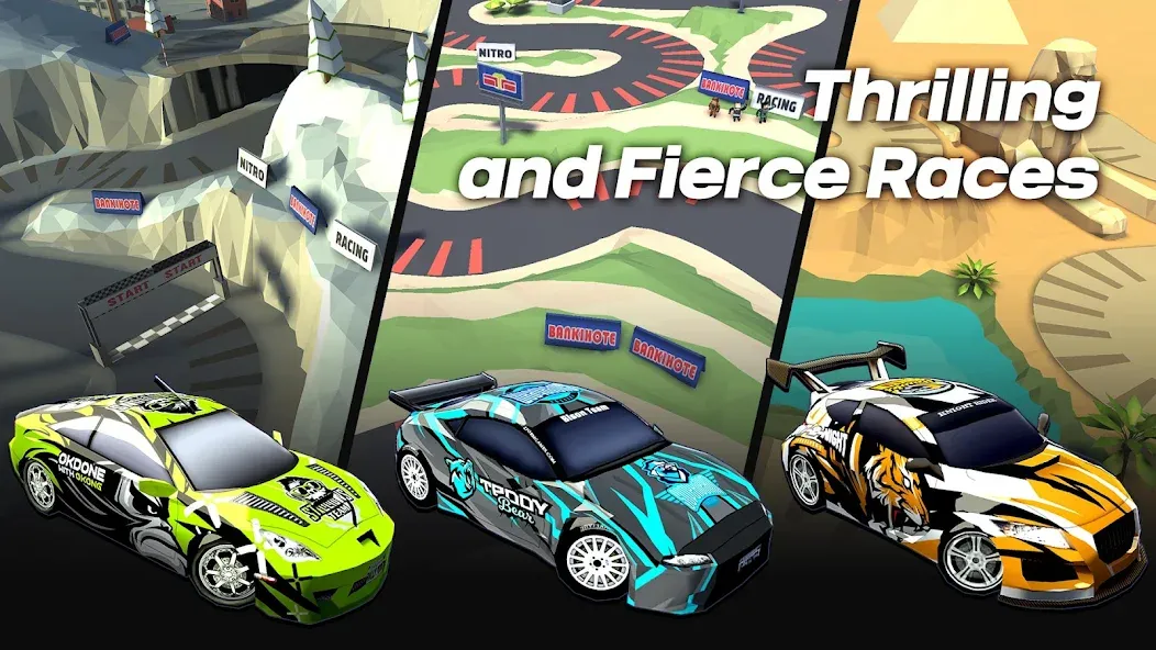 Drift Rally Boost ON [MOD: безлимитные деньги и нитро] — Скачать бесплатно (APK) — скриншот 4