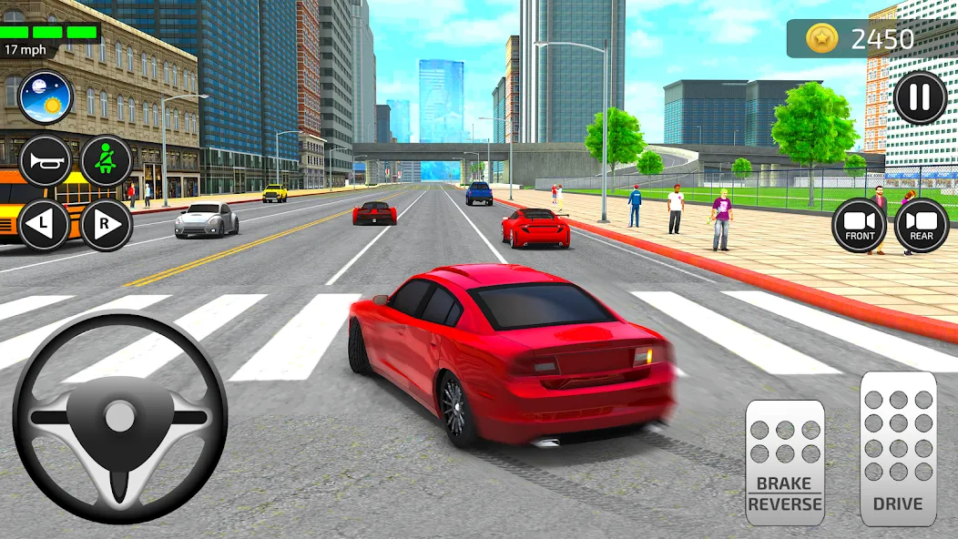 Скачать взлом Driving Academy Car Simulator [MOD: безлимитные деньги и открытые автомобили] — скриншот 2