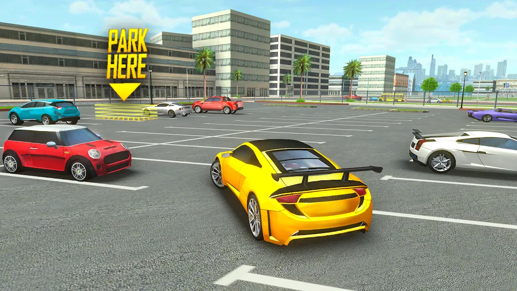 Скачать взлом Driving Academy Car Simulator [MOD: безлимитные деньги и открытые автомобили] — скриншот 3