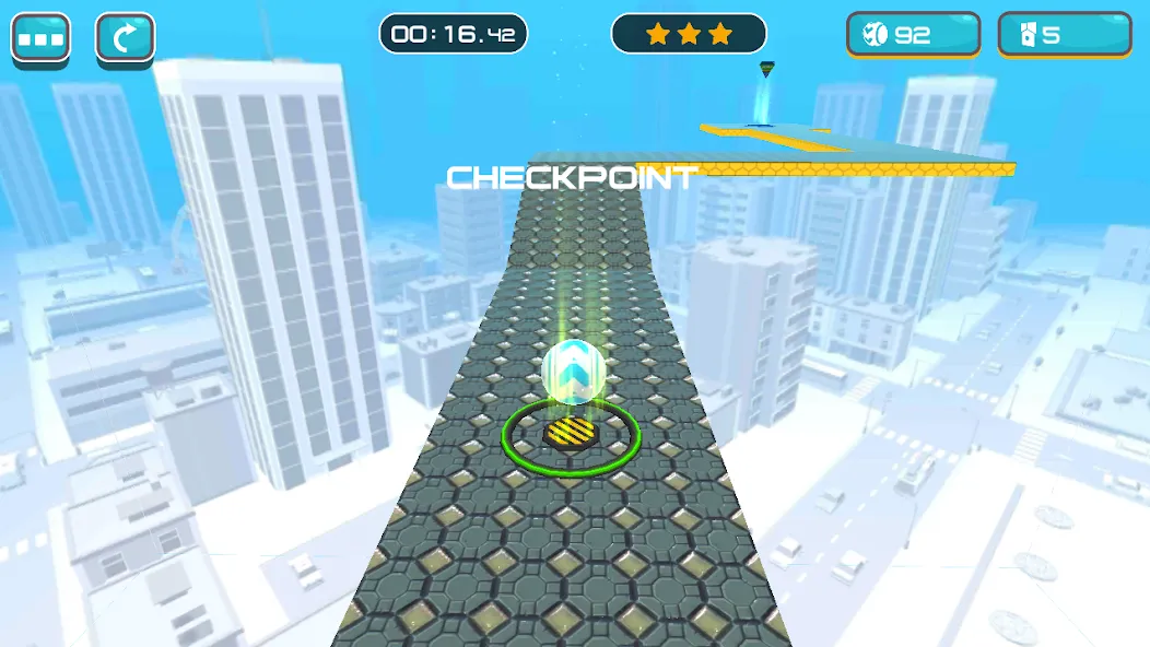 Скачать взлом Gyro Ball 3D [MOD: безлимитные монеты и все уровни] — скриншот 3