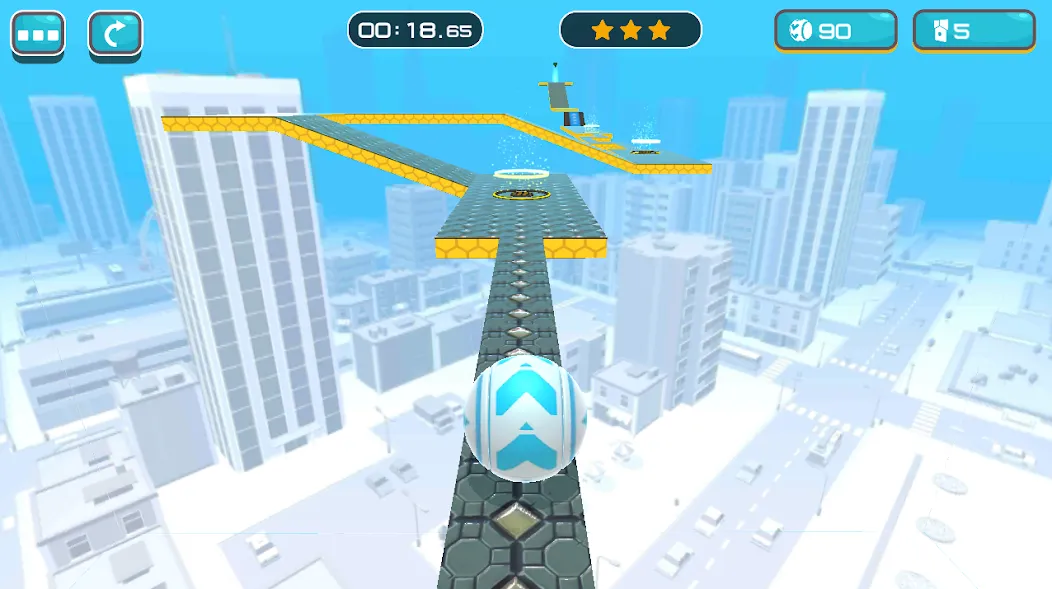 Скачать взлом Gyro Ball 3D [MOD: безлимитные монеты и все уровни] — скриншот 5
