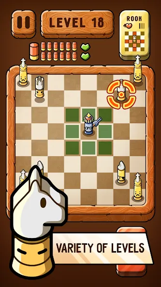 Взломанная Bullet Chess: Board Shootout [MOD: безлимитные деньги и патроны] на Андроид — скриншот 2