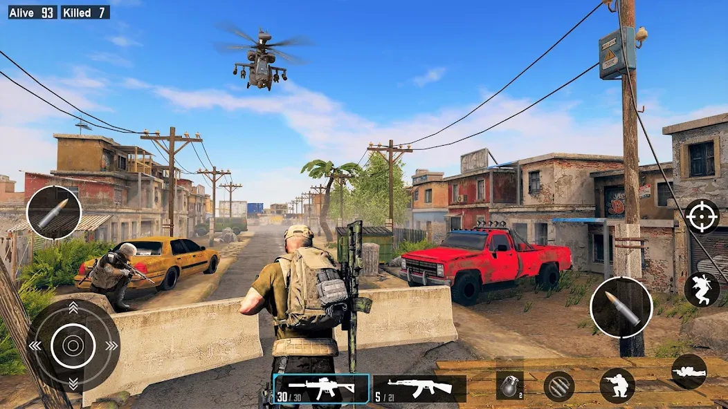 Скачать Commando Gun Shooting Games [MOD: безлимитные патроны и здоровье] — скриншот 1