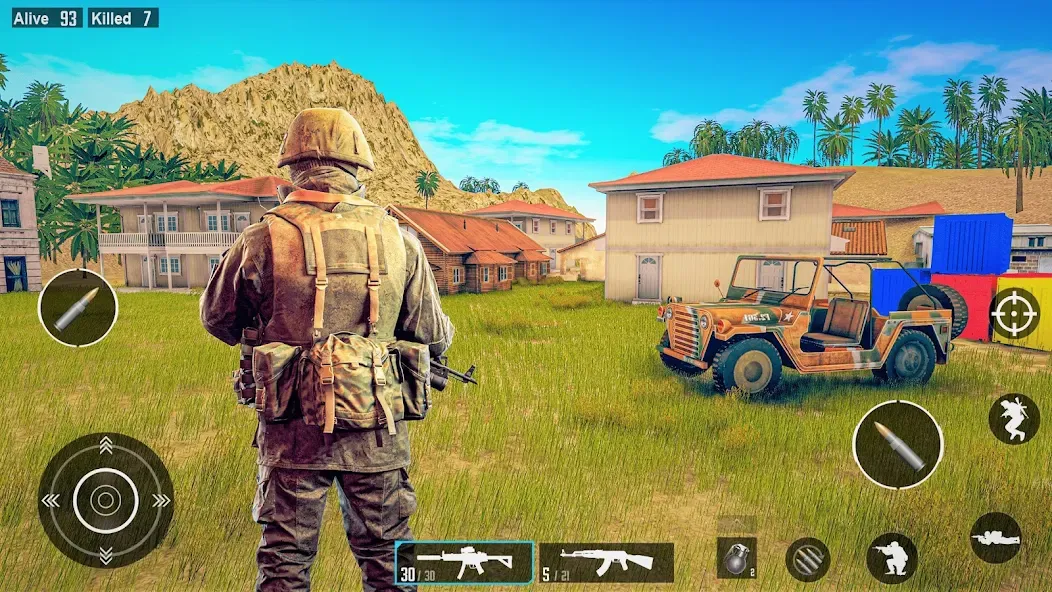 Скачать Commando Gun Shooting Games [MOD: безлимитные патроны и здоровье] — скриншот 3
