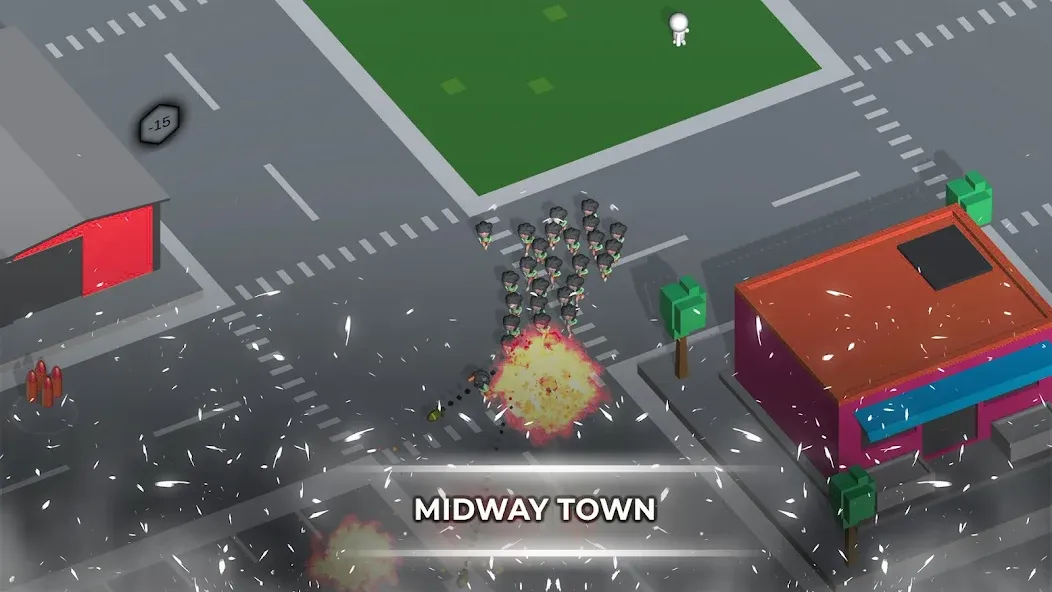 Crowd War - Action Game [MOD: безлимитные монеты и усиленная армия] — Скачать бесплатно (APK) — скриншот 3