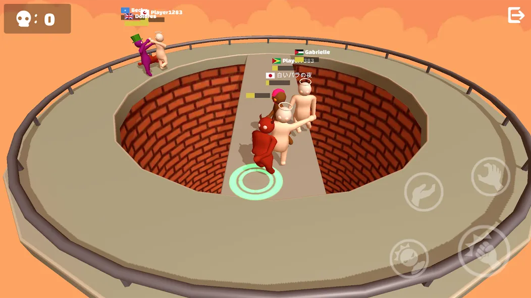 Взломанная Noodleman.io 2 - Fight Party [MOD: много денег и все скины] на Андроид — скриншот 1