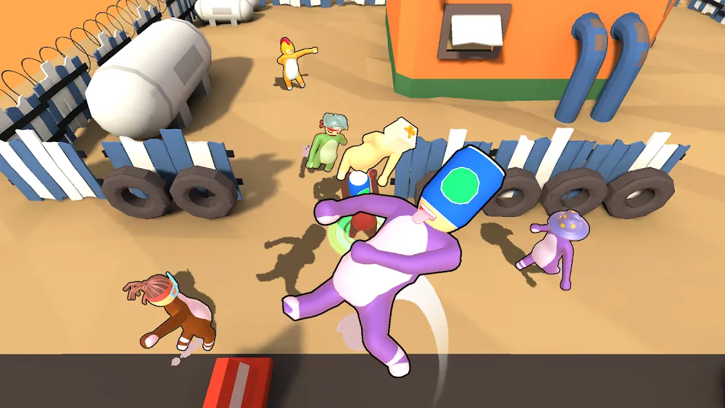 Noodleman Party: Fight Games [MOD: разблокированы все бойцы и режимы] — Скачать бесплатно (APK) — скриншот 1