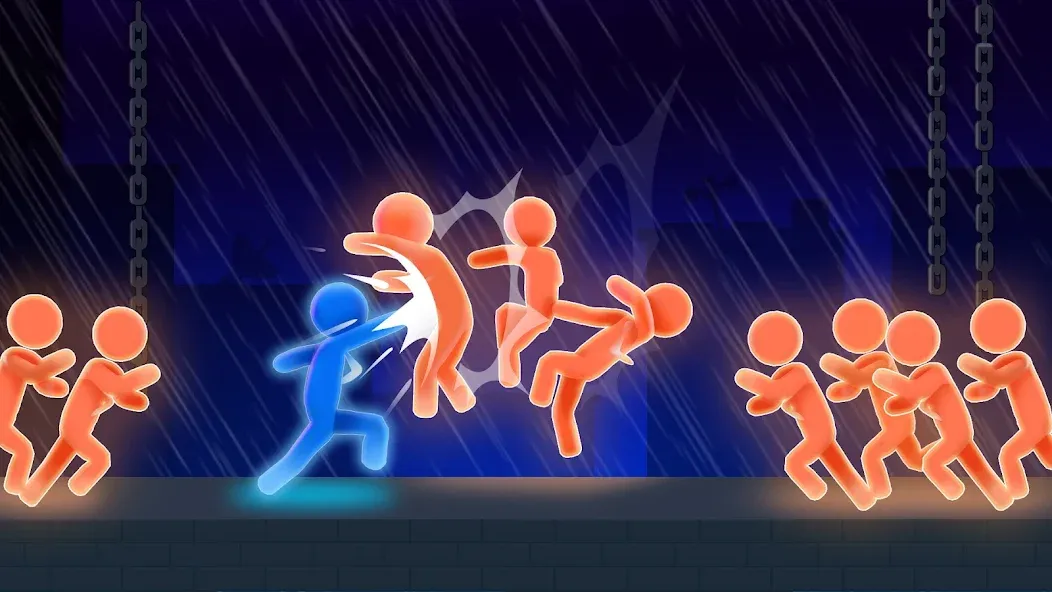 Stick Fighter: Battle Stickman [MOD: безлимитные деньги и усиленный урон] — Скачать бесплатно (APK) — скриншот 1