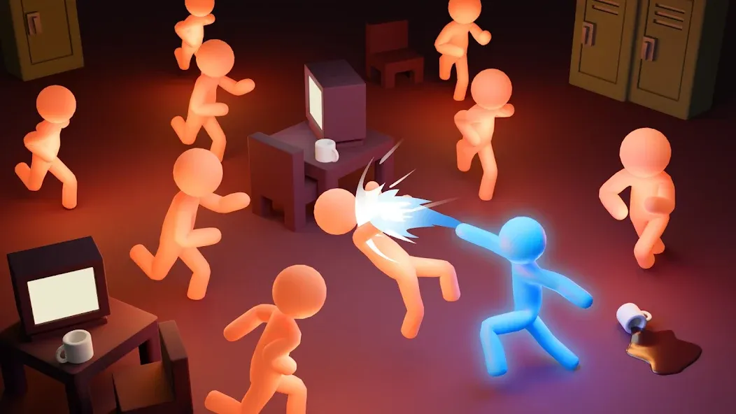 Stick Fighter: Battle Stickman [MOD: безлимитные деньги и усиленный урон] — Скачать бесплатно (APK) — скриншот 4