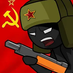Скачать Stickman WW2 [MOD: безлимитные деньги и оружие] на телефон