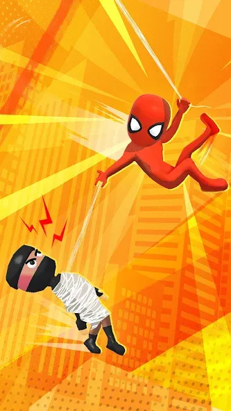 Взломанная Web Master: Stickman Superhero [MOD: безлимитные деньги и усиленный герой] на Андроид — скриншот 3
