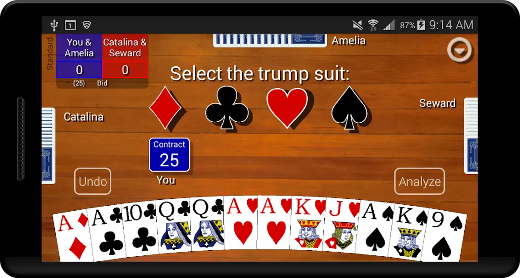 Скачать взлом Pinochle Classic [MOD: классическая карточная игра без рекламы] — скриншот 4