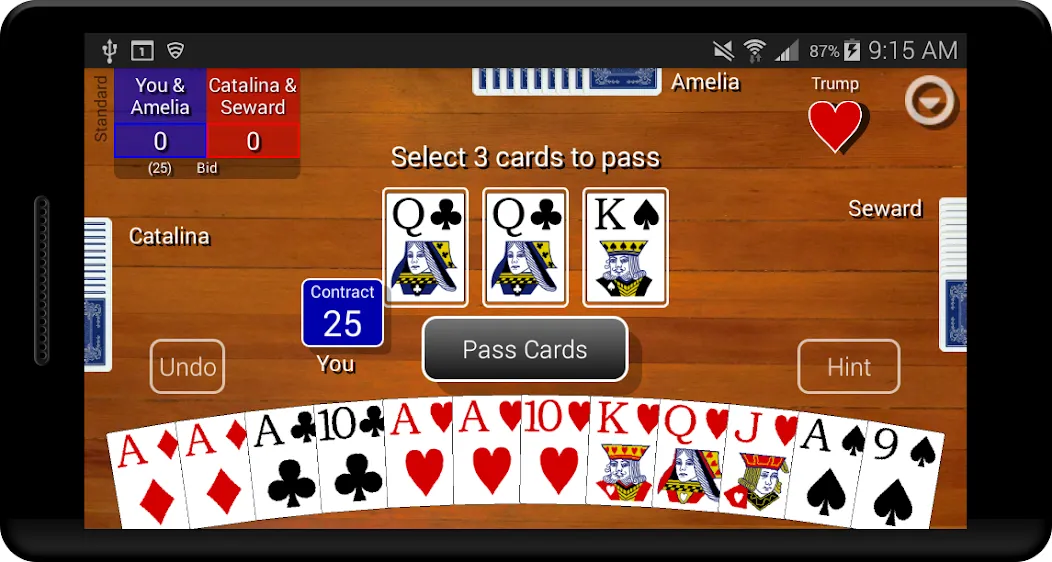 Скачать взлом Pinochle Classic [MOD: классическая карточная игра без рекламы] — скриншот 5