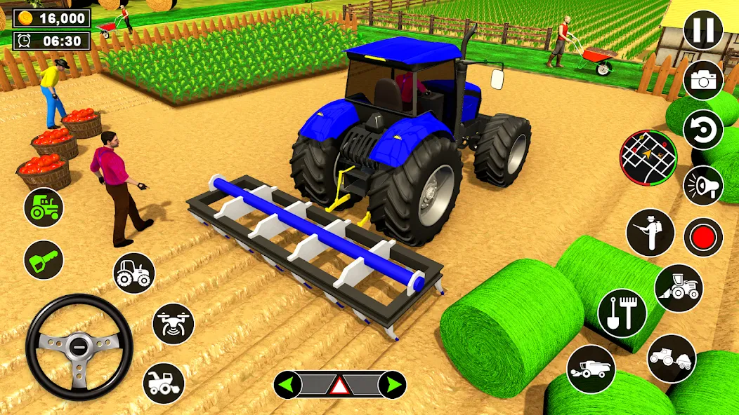 Real Tractor Driving Simulator [MOD: реалистичное управление трактором без рекламы] последняя версия — скриншот 2