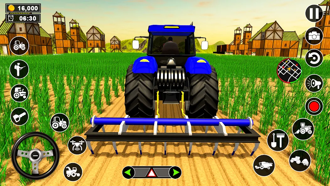 Real Tractor Driving Simulator [MOD: реалистичное управление трактором без рекламы] последняя версия — скриншот 3