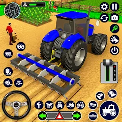Real Tractor Driving Simulator [MOD: реалистичное управление трактором без рекламы] последняя версия
