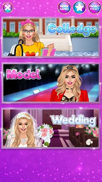 Скачать Superstar Career: Dress Up [MOD: безлимитные деньги и все наряды] — скриншот 4