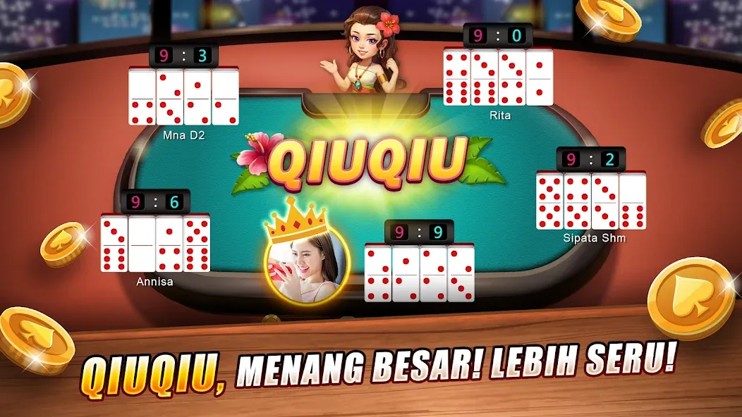 Скачать LUXY Domino Gaple QiuQiu Poker [MOD: безлимитные монеты и все режимы] — скриншот 2