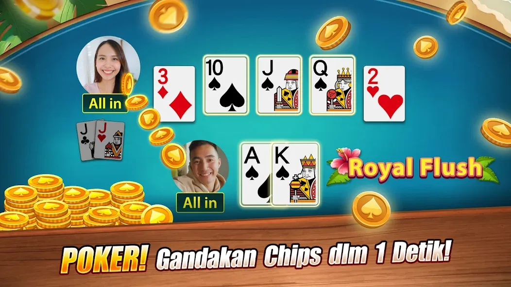 Скачать LUXY Domino Gaple QiuQiu Poker [MOD: безлимитные монеты и все режимы] — скриншот 3